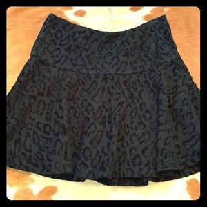 Free People Leopard Skirt